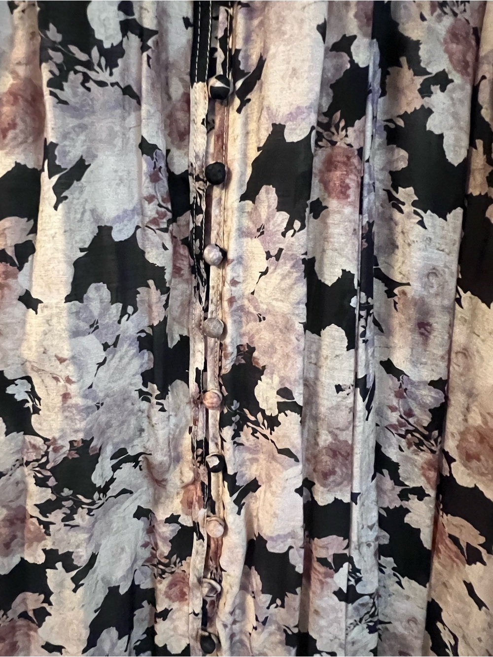 In Loom - Floral Print Maxi Dress - blush, cream, black - NWT - Picture 6 of 11